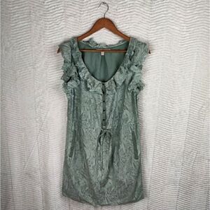 Banana Republic Green Heritage Mini Dress Size 4
